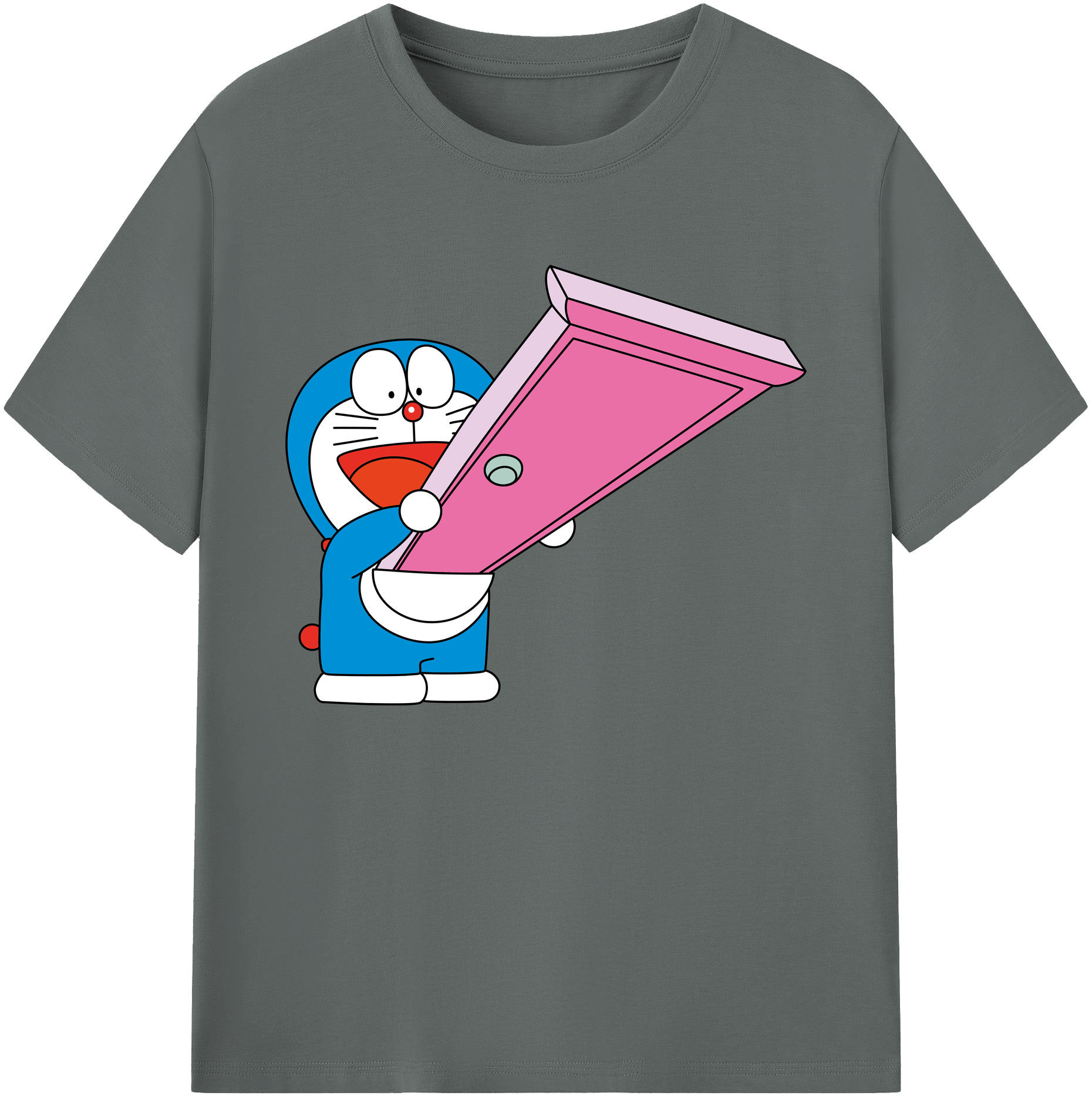 （画像用） ドラえもん Doraemon 綿100％ メンズ半袖Tシャツ｜肌触りやわらか＆通気性